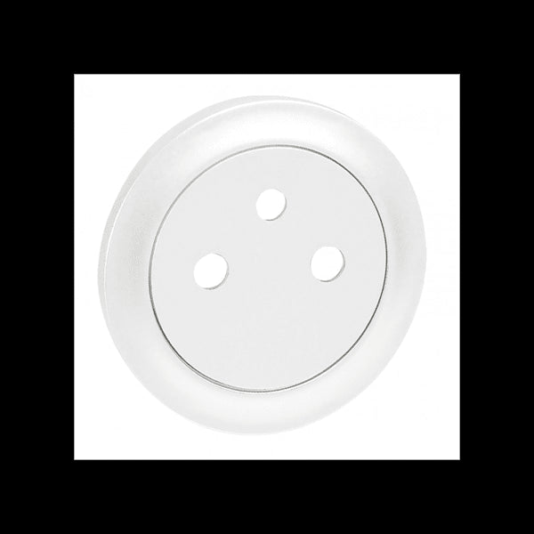 Enjoliveur prise de courant Céliane 2P+T surface blanc Legrand 068111