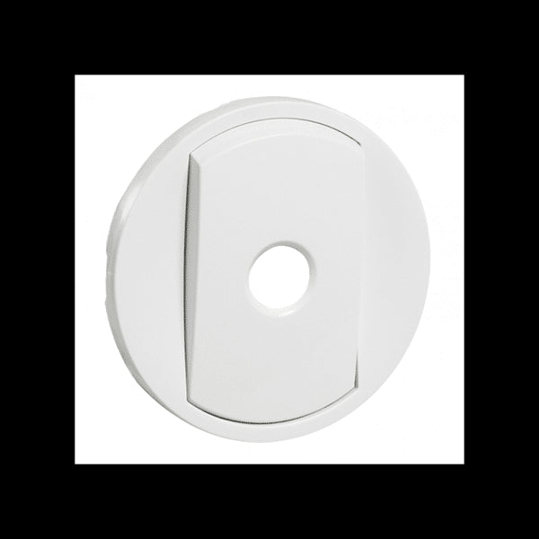 Enjoliveur Céliane pour Va-et-vient Intuition doigt large Blanc - Legrand 068012