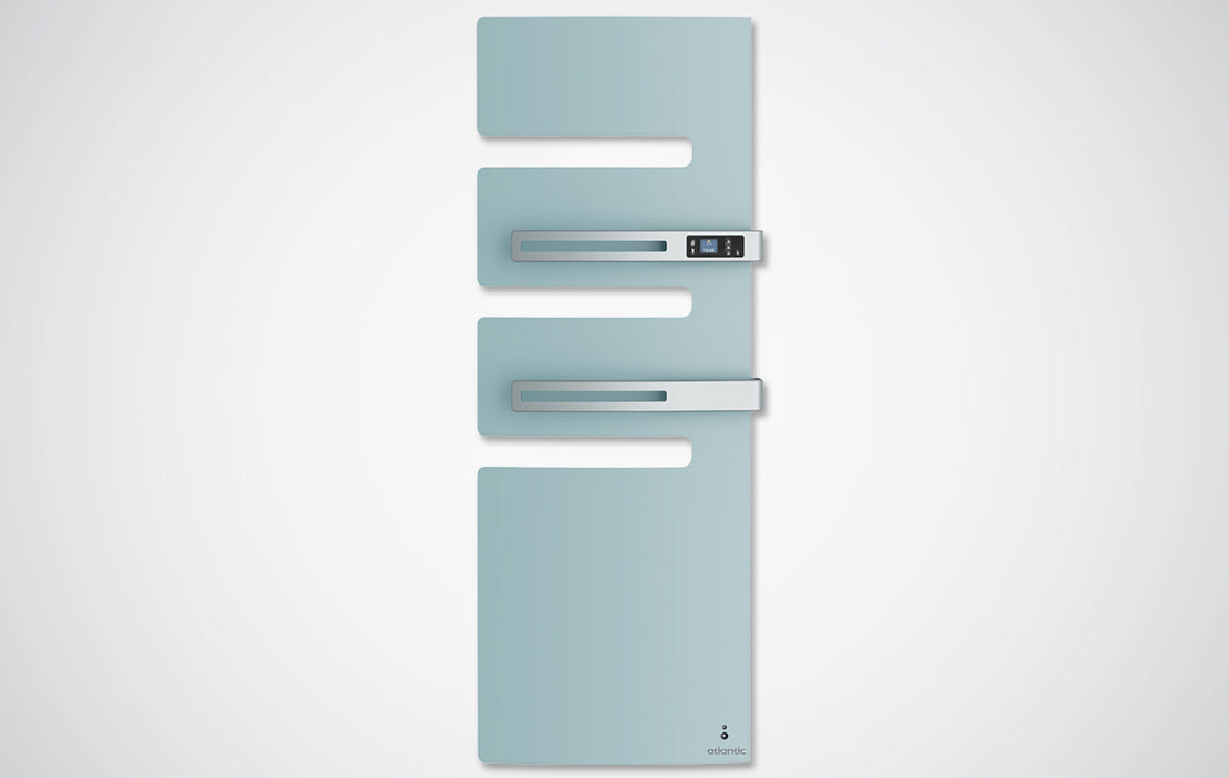 Sèche serviette électrique connecté Serenis Premium 1750W - mât à droite - Atlantic