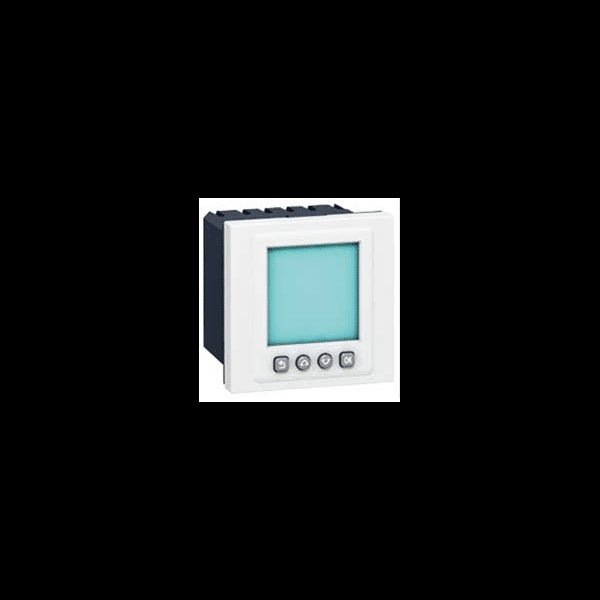 Interrupteur horaire programmable programme Mosaic 2 modules Blanc LEGRAND 078425