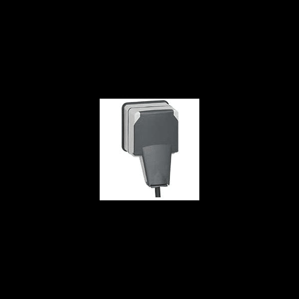 Prise à volet 2P+T 16A Plexo Gris LEGRAND 090465