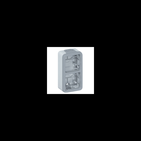 Boitier à embouts plexo 2 postes verticaux IP55 LEGRAND 069661
