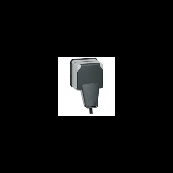 Prise à volet 2P+T 16A Plexo Gris LEGRAND 090485