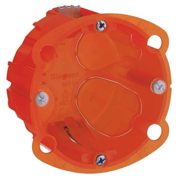 Boîte d'encastrement 1 poste multi-matériaux Batibox p.40mm Legrand 080101