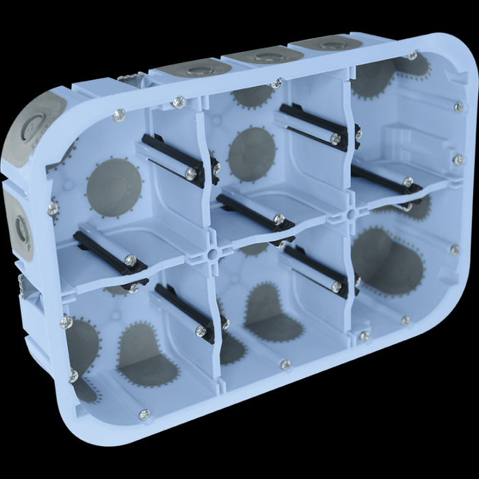 Boîte d'encastrement 2x3 postes XL Air'métic p.50mm Eurohm 51020