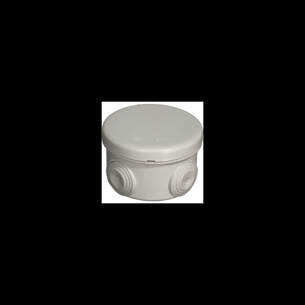 Boîte de dérivation étanche - ronde diamètre 80mm 4 entrées IP55 - EUROHM 50002