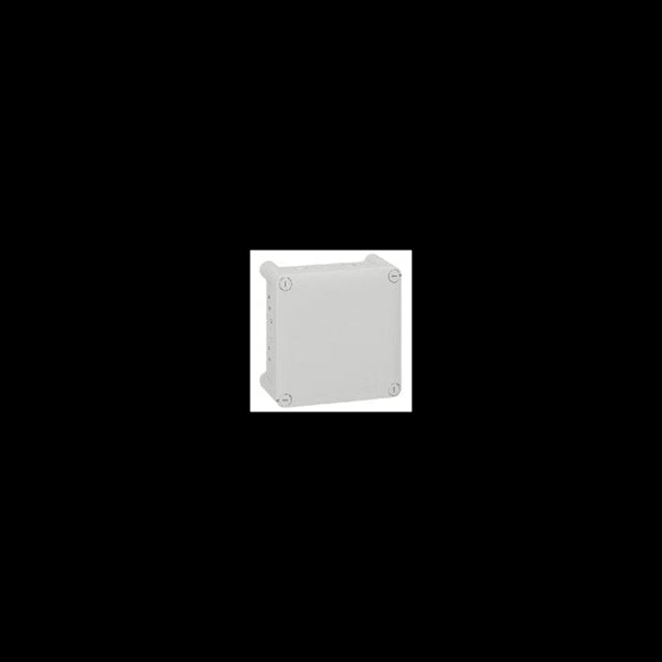 Boîte carrée étanche plexo gris 130x130x74 mm LEGRAND 092034