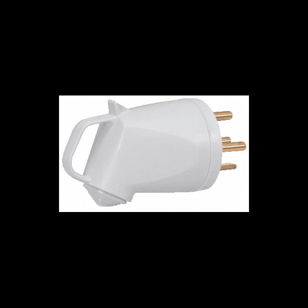 Fiche plexo 3P+N+T 32A IP44 poignée avec sortie latérale - Legrand 055857