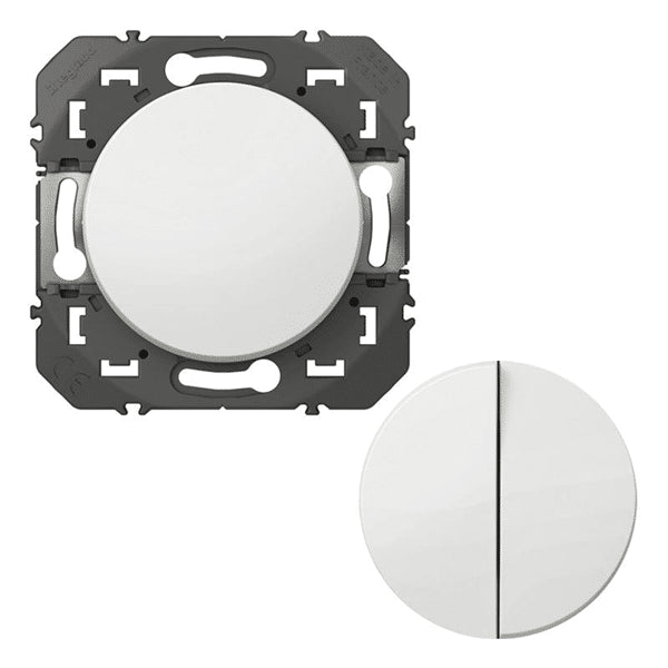 Transformeur Dooxie 5 fonctions va-et-vient ou poussoir blanc - Legrand 600031