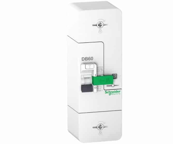 Disjoncteur de branchement différentiel instantané 2P -15/30/45A 500mA - Schneider Electric R9FT645