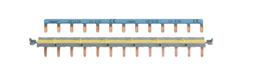 HAGER Peigne pour système Sanvis 2P 63A 10mm² 13 modules KBS763