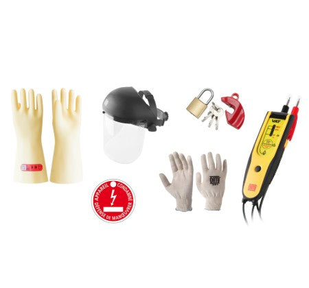 Kit de protection BT NF C18-510 pour habilitation BS avec écran facial CATU KIT18510BS2