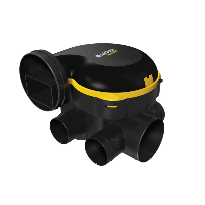 ALDES kit VMC simple flux Easyhome - autoréglable avec 3 grilles - 11026032