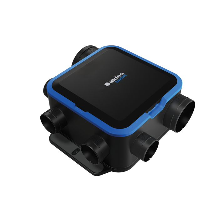 Kit VMC simple flux hygroréglable Easyhome - compact avec bouches - Aldes 11033549
