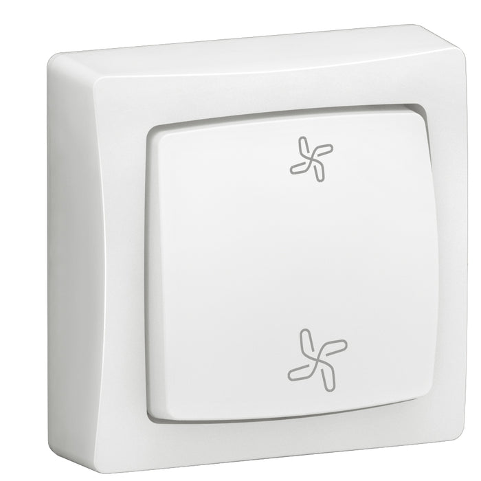 Commande de VMC appareillage saillie complet Blanc LEGRAND 086016L