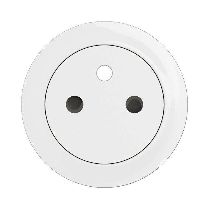 Céliane - enjoliveur prise de courant 2P+T - surface blanc - Legrand CB0111