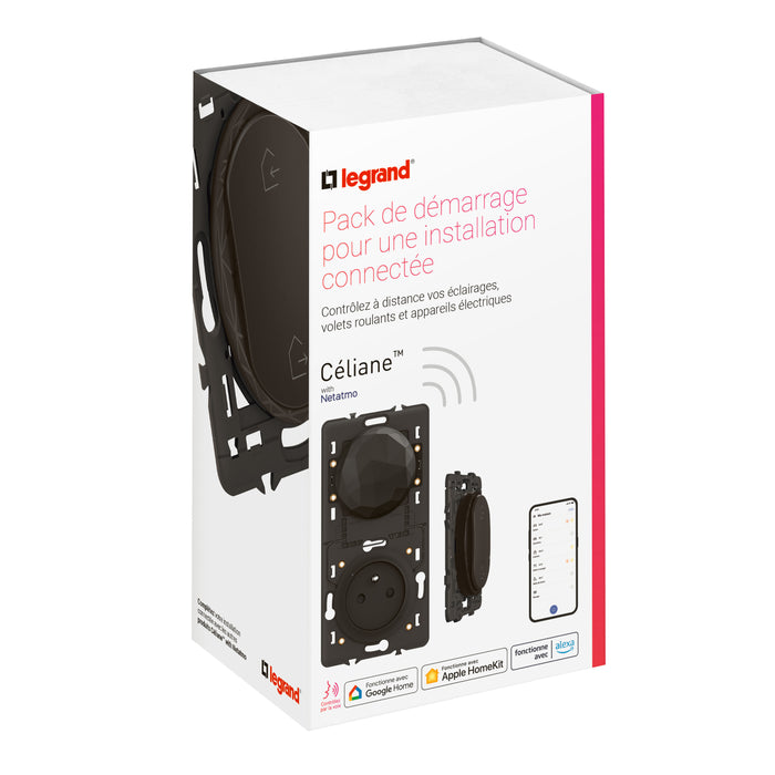 Pack de démarrage Céliane with Netatmo pour installation connectée - Noir LEGRAND CN0443