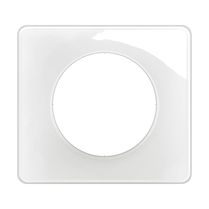 Céliane - plaque de finition 1 poste blanc émaillé - Legrand CP0001