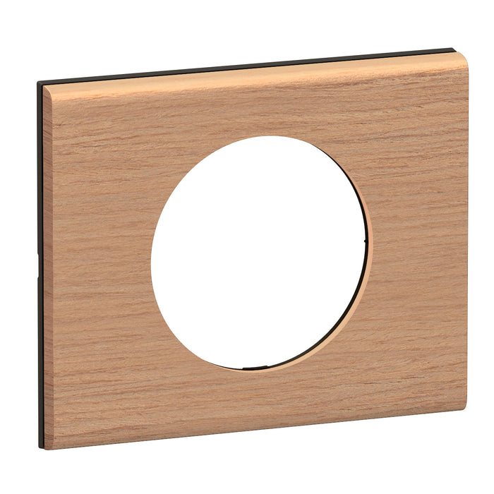 Plaque de finition Céliane 1 poste - Chêne LEGRAND CP2401