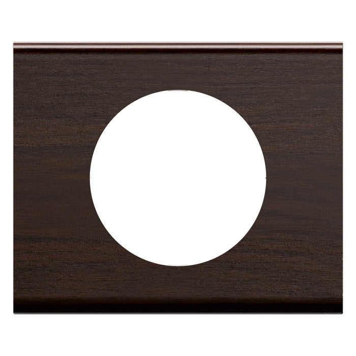 Plaque de finition Céliane 1 poste - Frêne Wengué LEGRAND CP2501