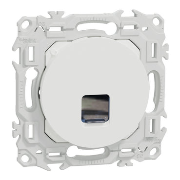 Odace - prise RJ45 - Cat6 UTP grade 1 à 2 - blanc craie - Schneider Electric S920475