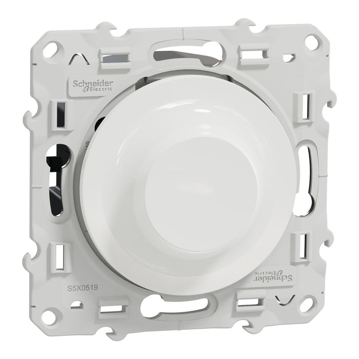 Variateur universel Blanc 100W LED 2 ou 3 fils odace Schneider Electric S520519