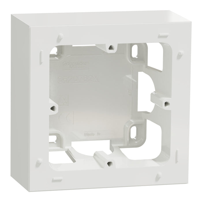 Boîte pour montage en saillie blanc 1 poste - Odace Schneider Electric S520762