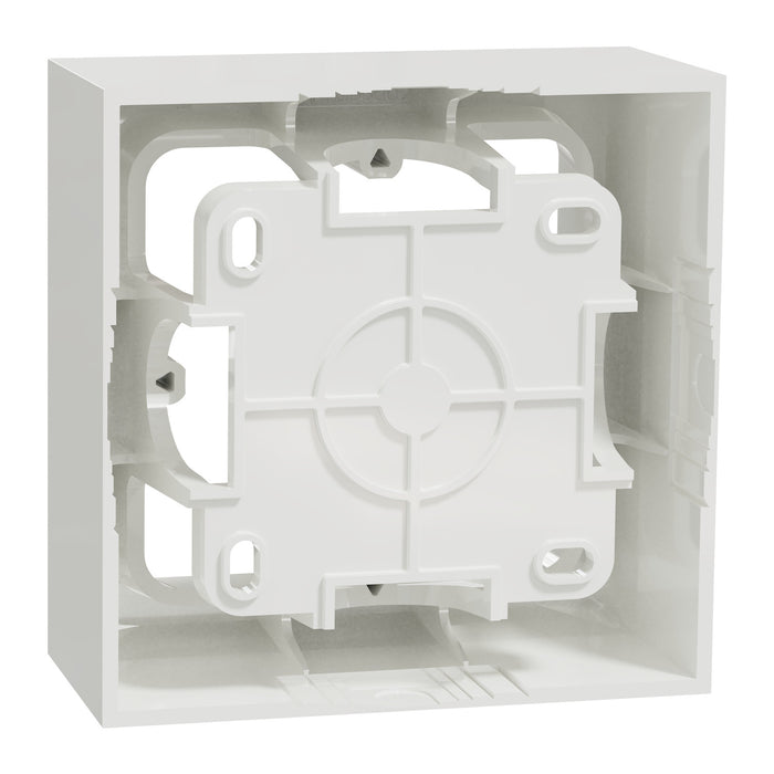 Boîte pour montage en saillie blanc 1 poste - Odace Schneider Electric S520762