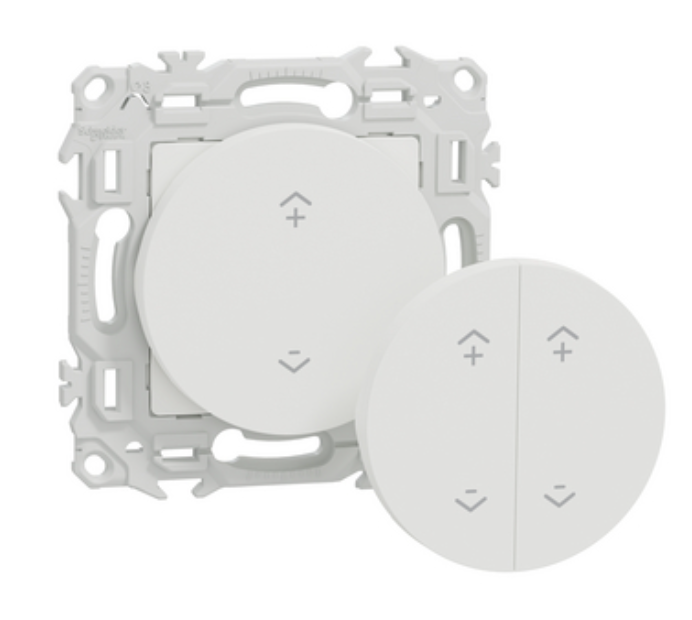 Schneider Wiser Odace - interrupteur sans fils 2 ou 4 boutons - Zigbee blanc - S920531