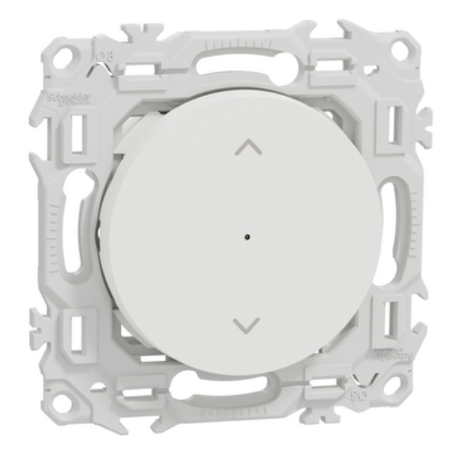 Schneider Wiser Odace - commande pour volet roulant Zigbee blanc - S920567
