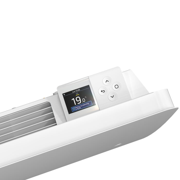 Radiateur électrique Atlantic connecté Nirvava + vertical - chaleur douce à inertie