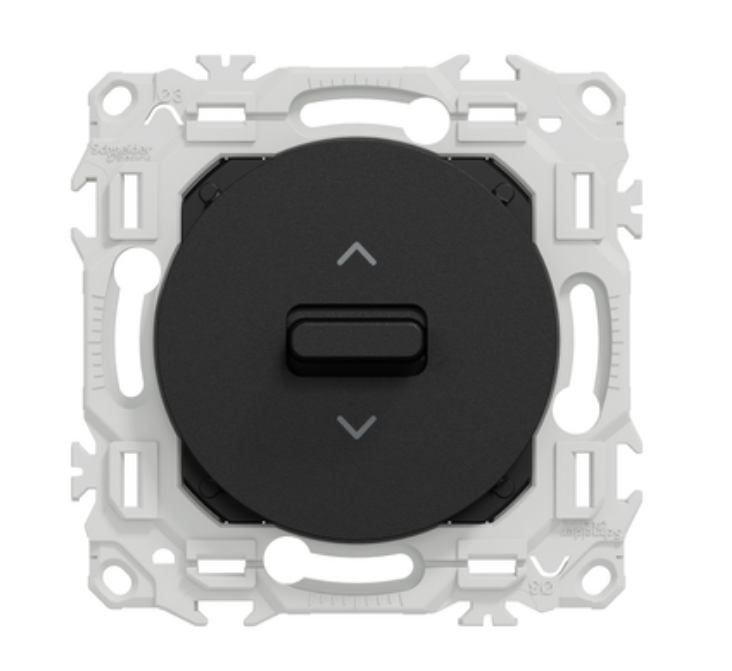 interrupteur odace volet roulant noir
