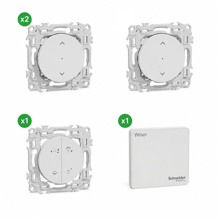 Pack démarrage volet roulant - Schneider Wiser
