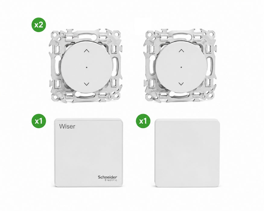 Pack Schneider Wiser Confort d'été - Volets roulants pilotés par la météo