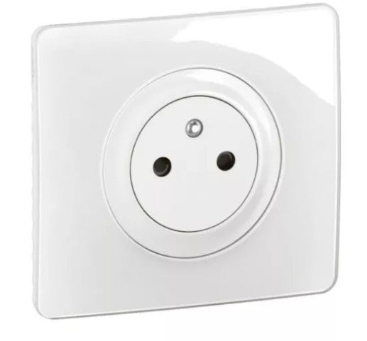 Prise de courant complète - blanc - Legrand Céliane