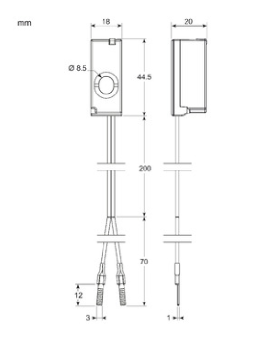 Schneider Wiser Energy PowerTag - capteur de mesure sans fil monophasé - R9M60