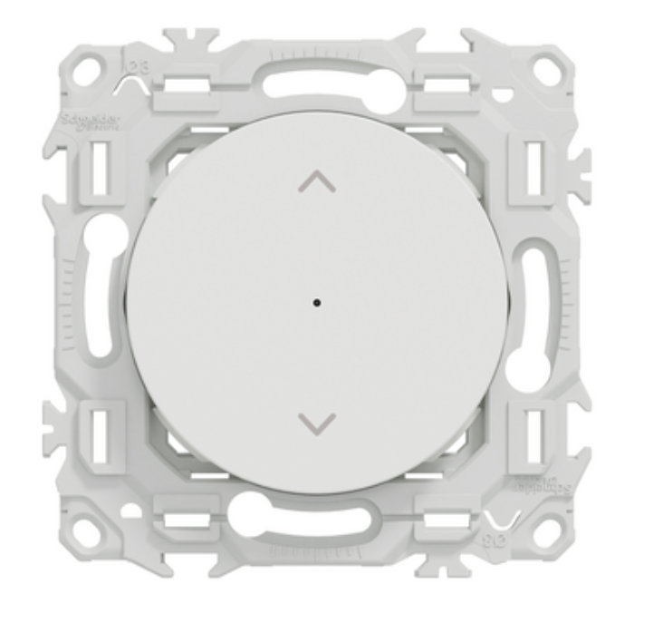 Schneider Wiser Odace - commande pour volet roulant Zigbee blanc - S920567