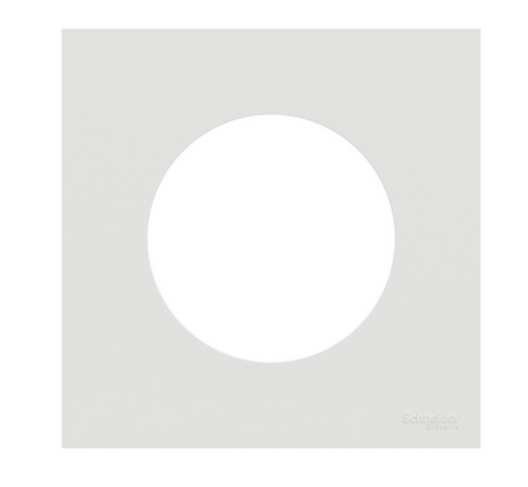 Schneider Odace plaque simple blanc - 1 poste - S920702
