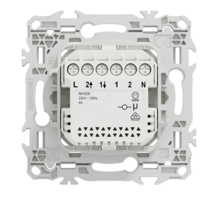 Schneider Wiser Odace - commande pour volet roulant Zigbee blanc - S920567