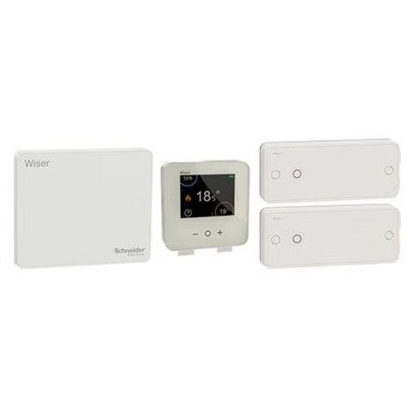 Kit thermostat connecté Wiser pour radiateurs électriques - Schneider CCTFR6905G2